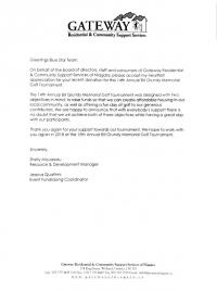 A Thank You From Gateway